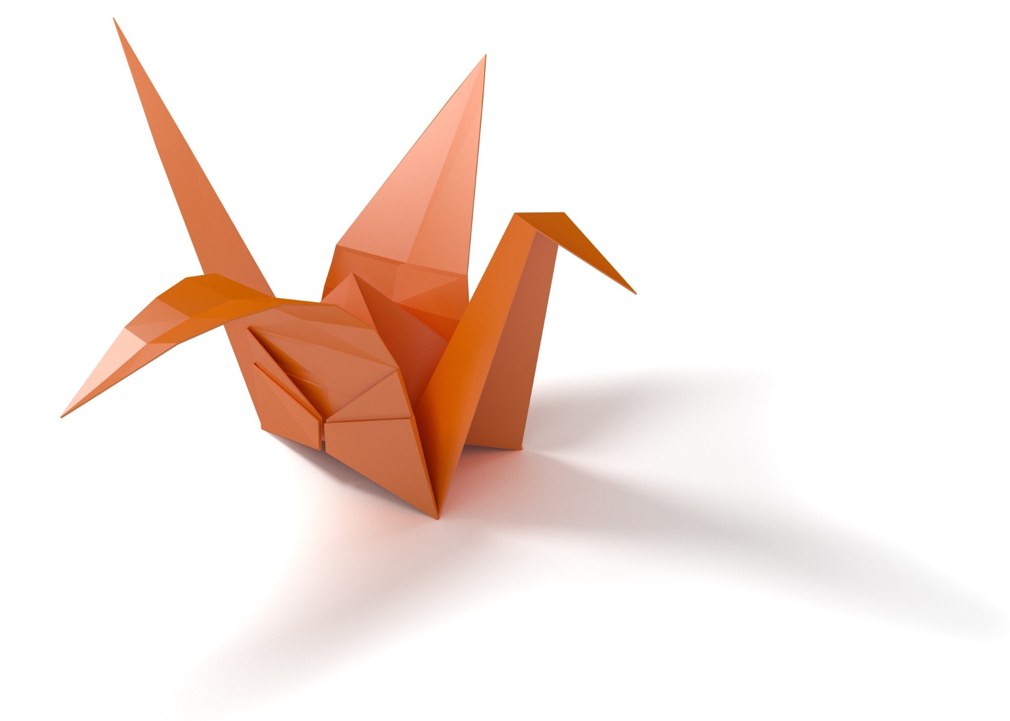 Photo de grue en origami