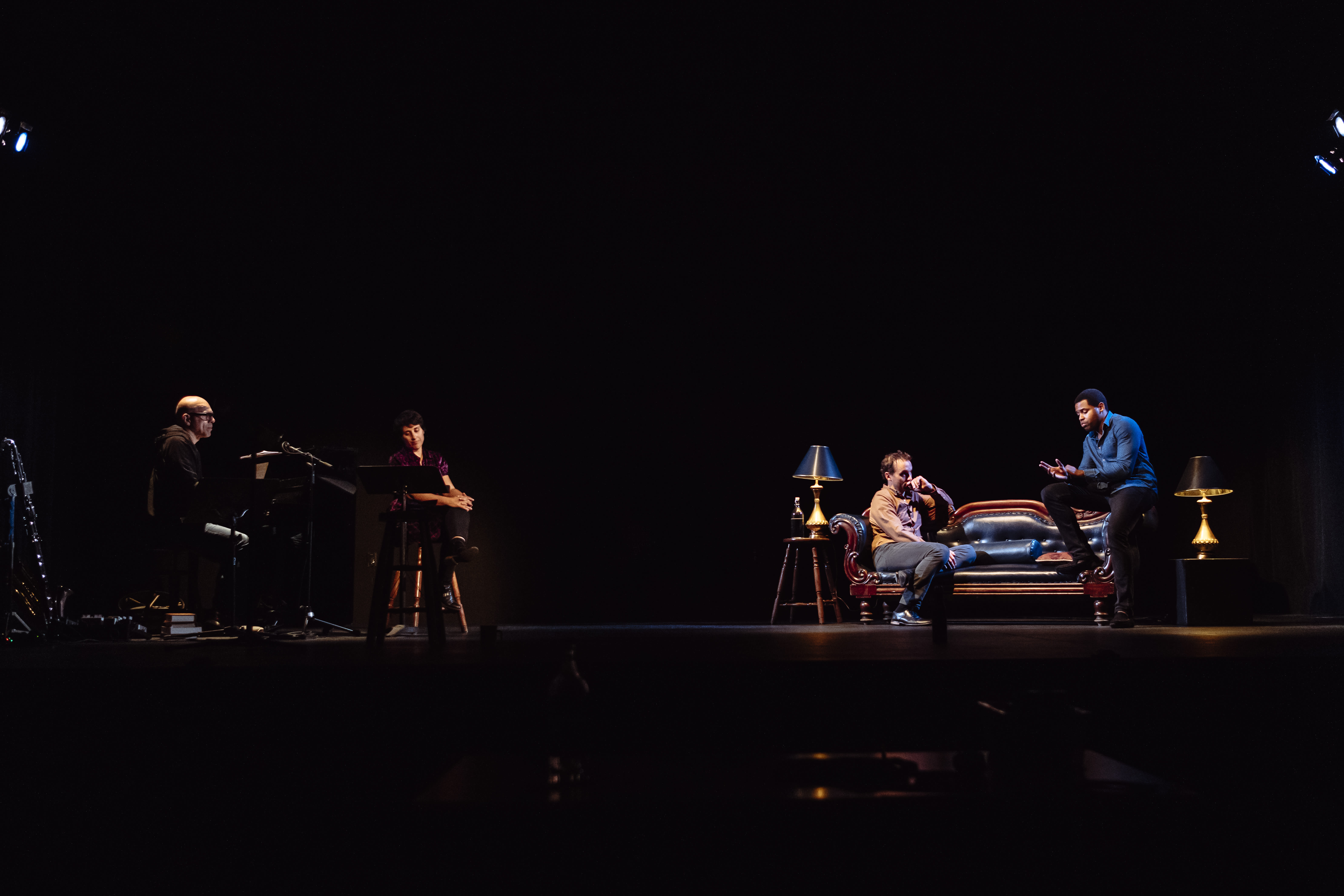 Photo du spectacle Baldwin, Styron et moi.