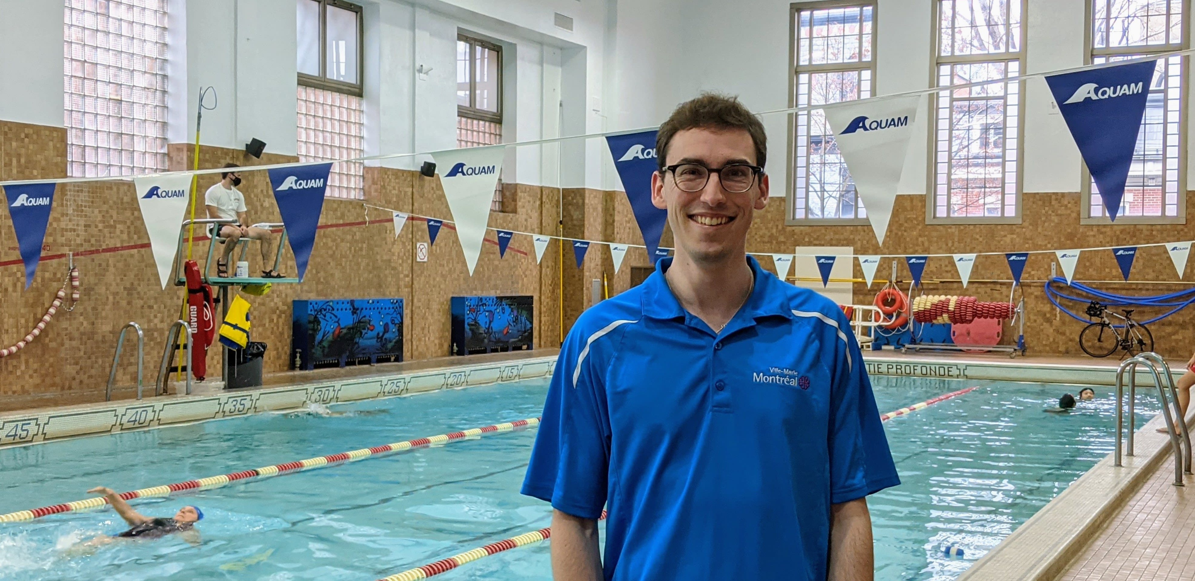 Vincent, responsable aquatique