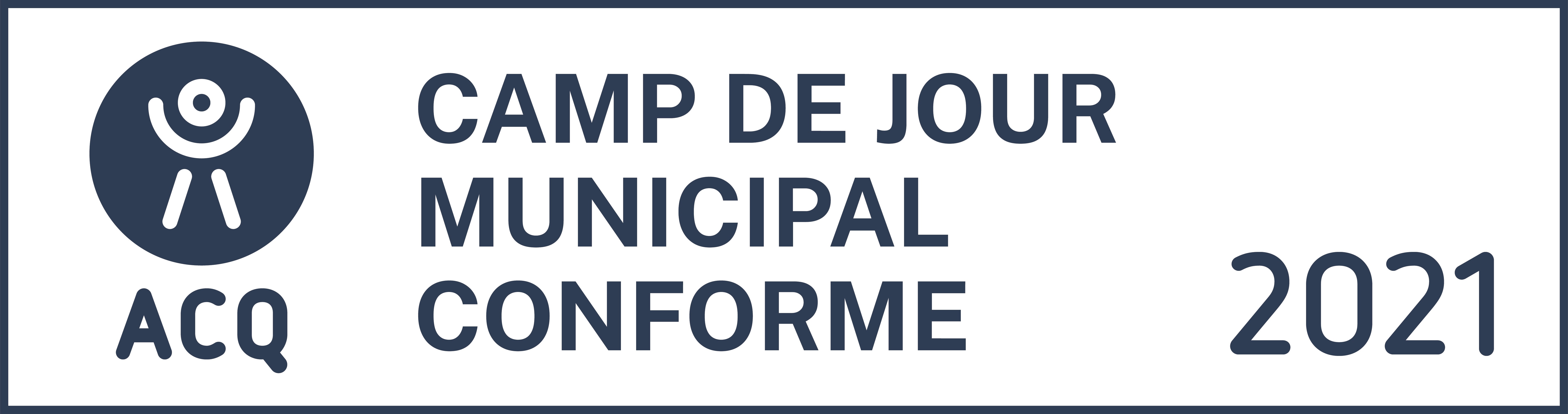 Camp de jour municipal conforme 2021