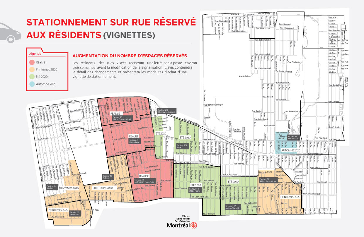 Carte de zonage