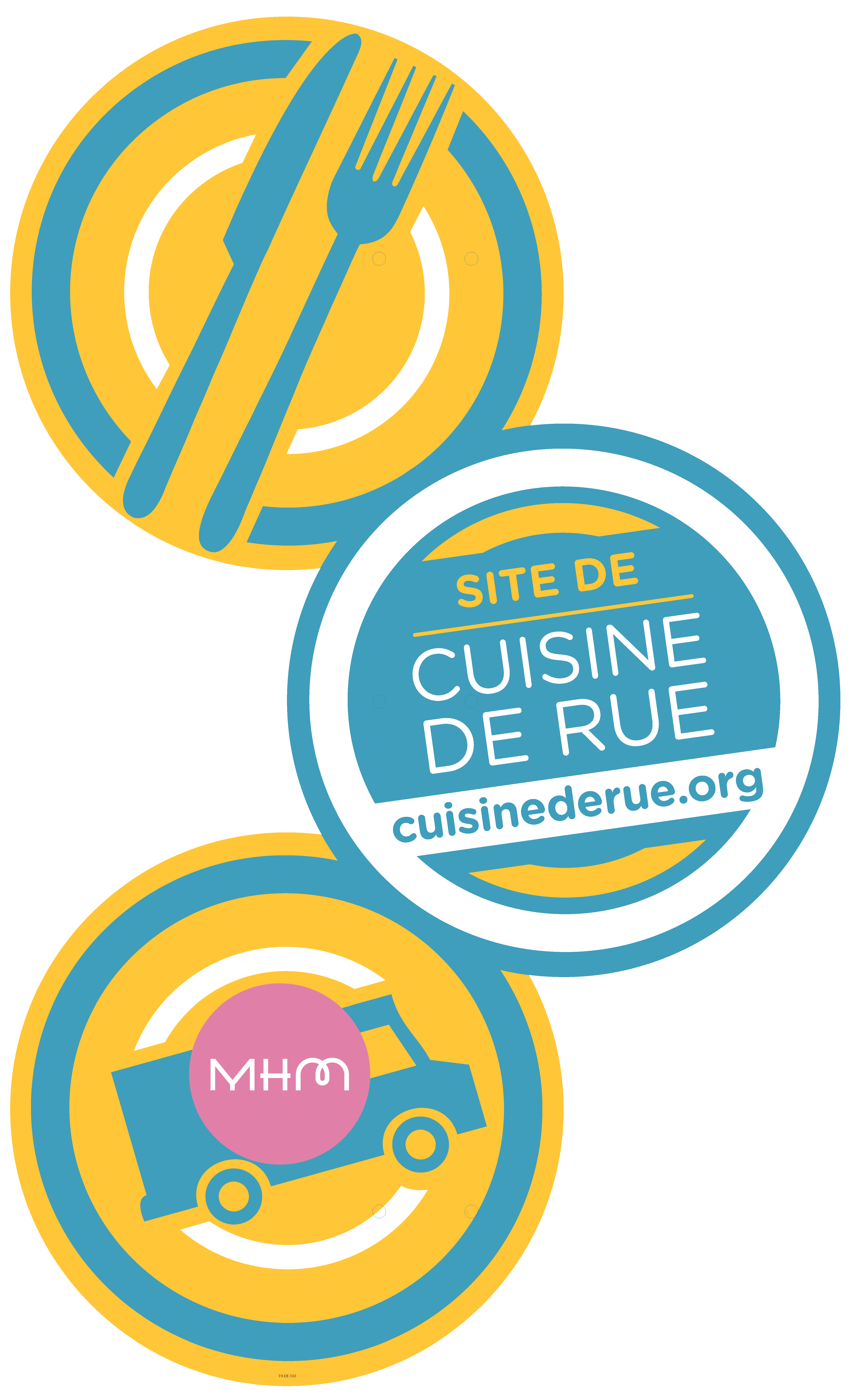 Logo cuisine de rue dans MHM.
