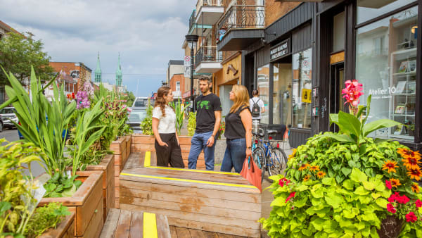 Le quartier Petite-Patrie dans l'arrondissement Rosemont–La Petite-Patrie.