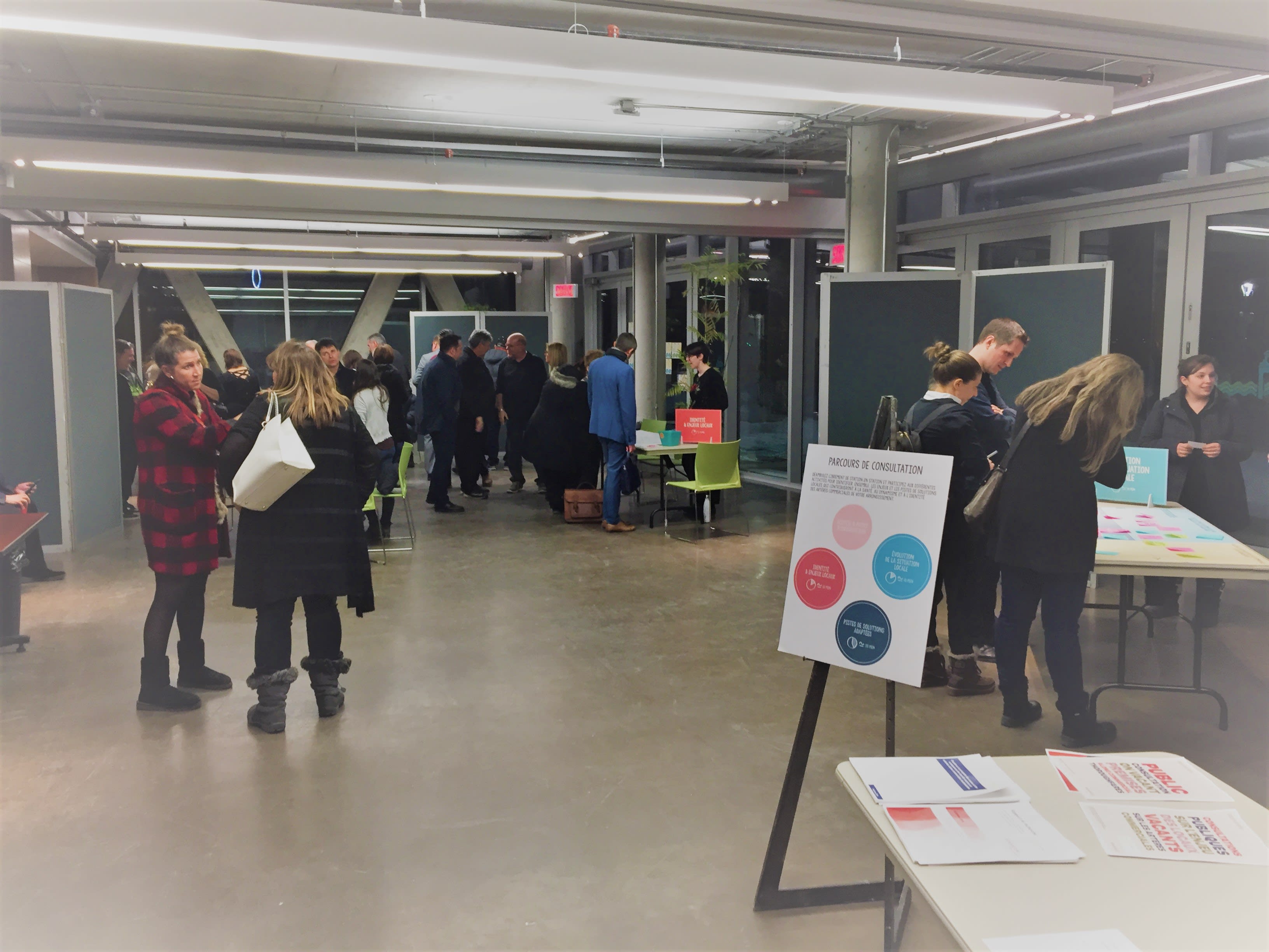 Une trentaine de personnes ont assisté à la consultation publique sur la problématique des locaux vacants sur les artères commerciales le 29 janvier dernier. Une trentaine de personnes ont assisté à la consultation publique sur la problématique des locaux vacants sur les artères commerciales le 29 janvier dernier.