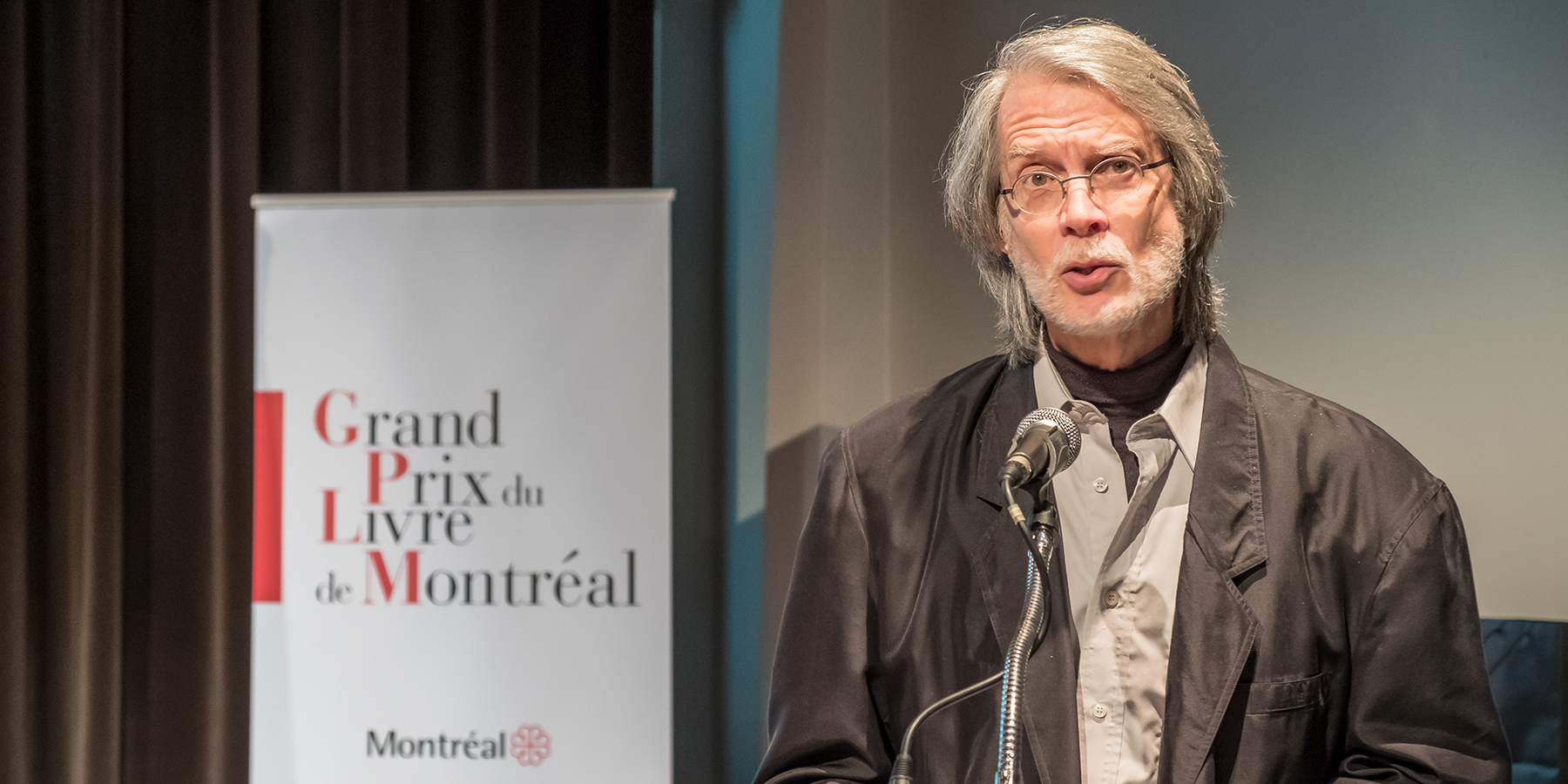 René Lapierre lauréat 2017 Grand Prix du livre de Montréal René Lapierre lauréat 2017 Grand Prix du livre de Montréal