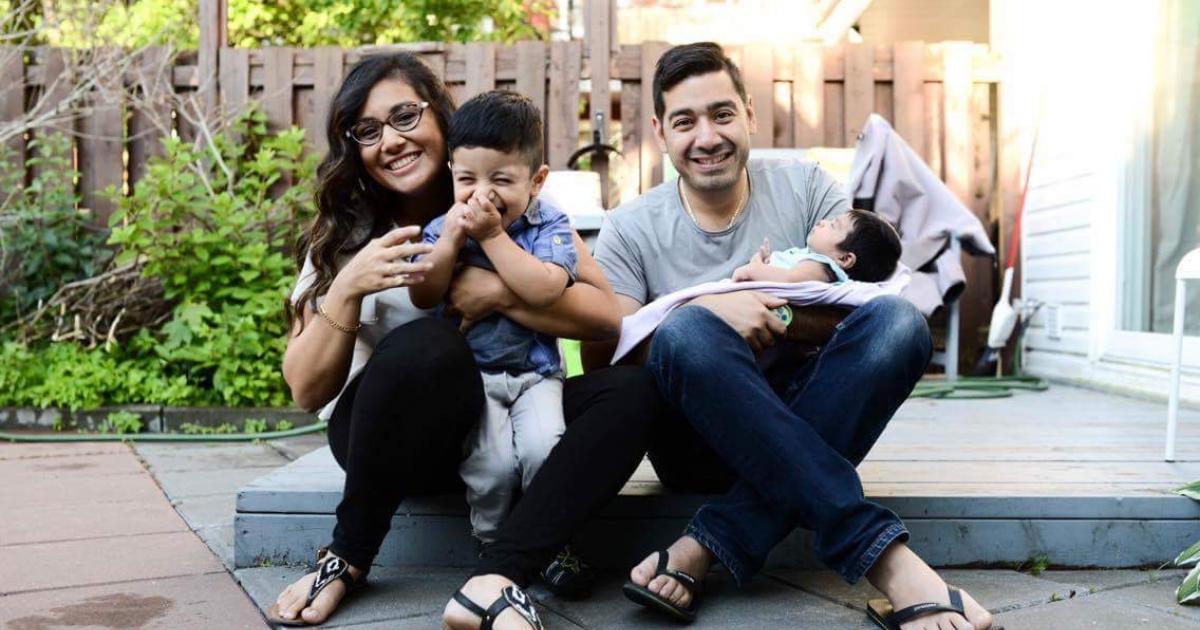 Jeune famille montréalaise