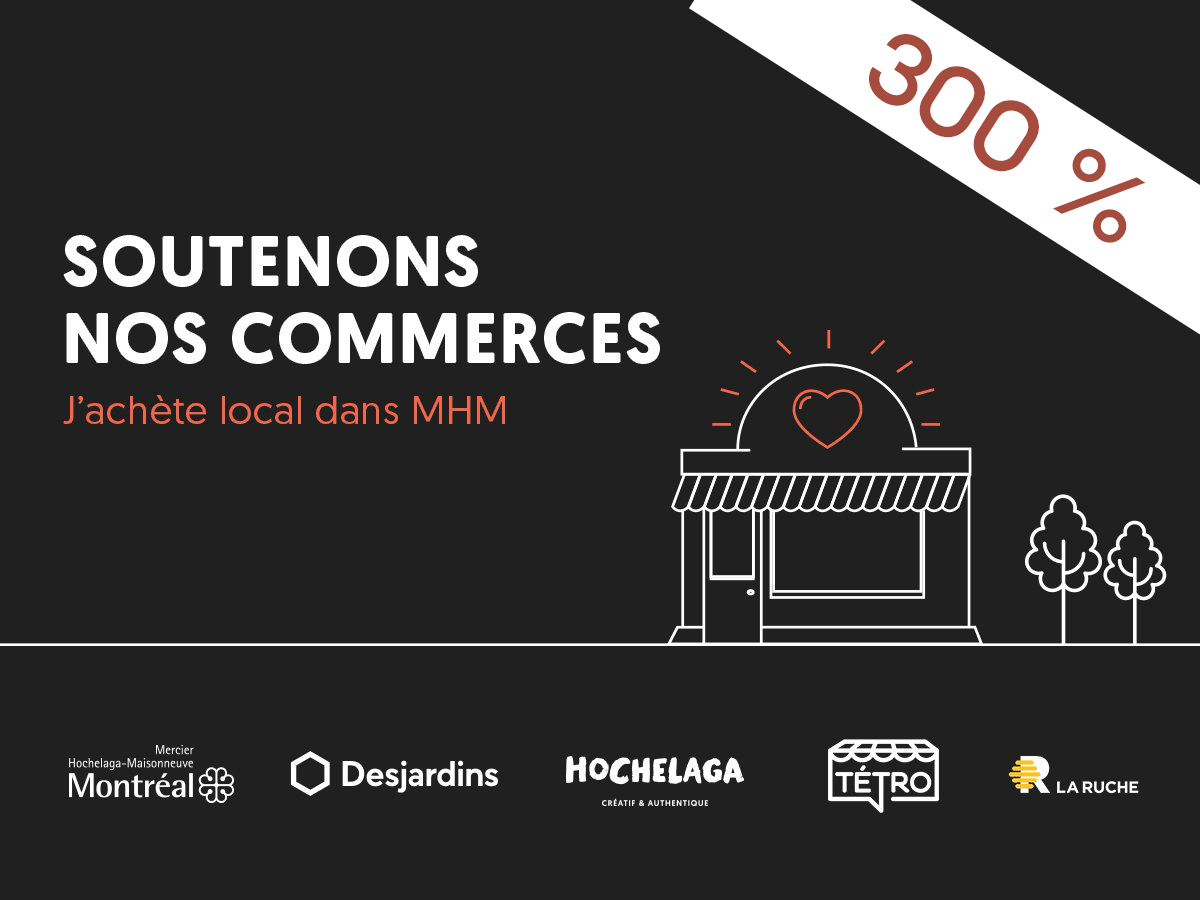 Visuel de la campagne J'achète local dans MHM.
