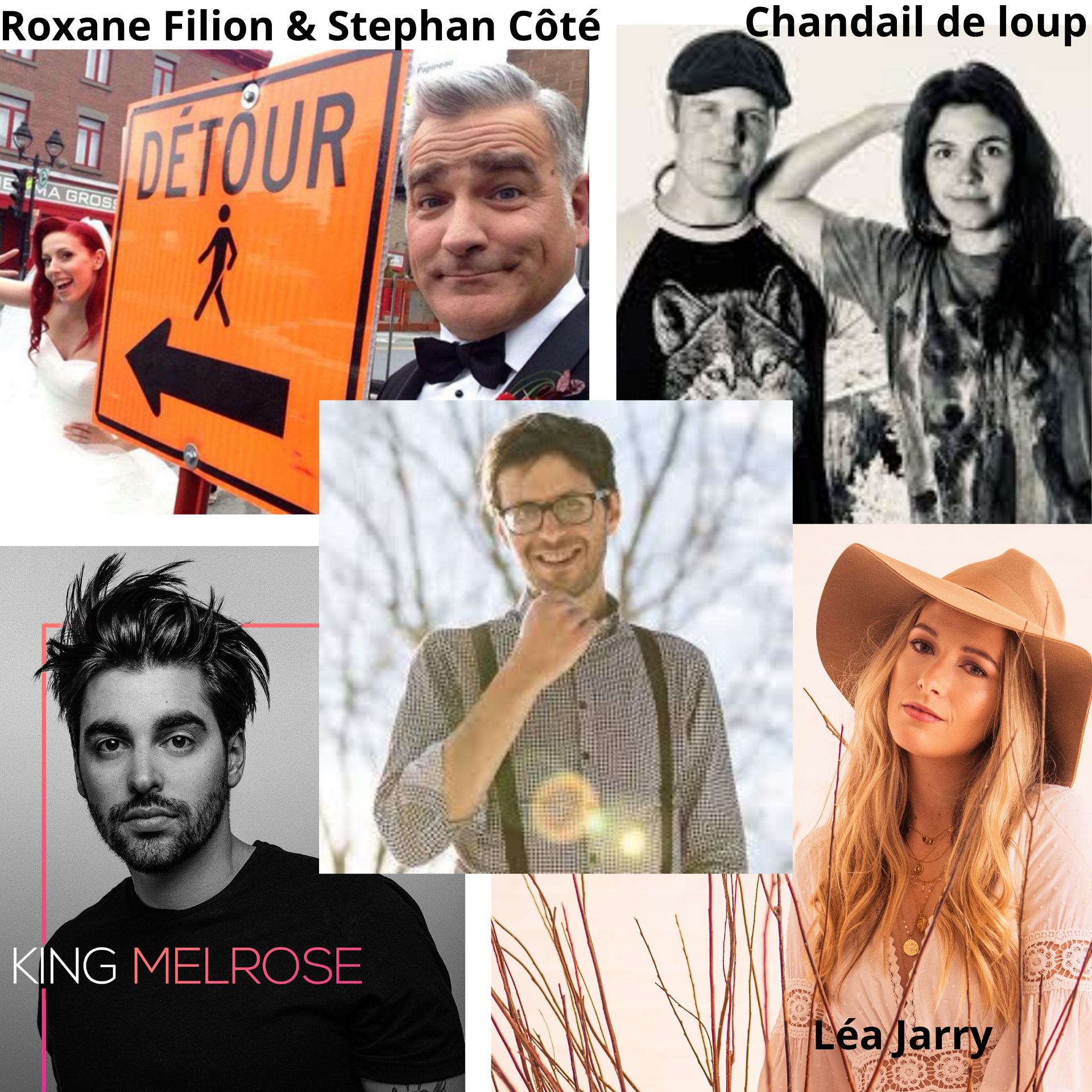 4 photos d'artistes