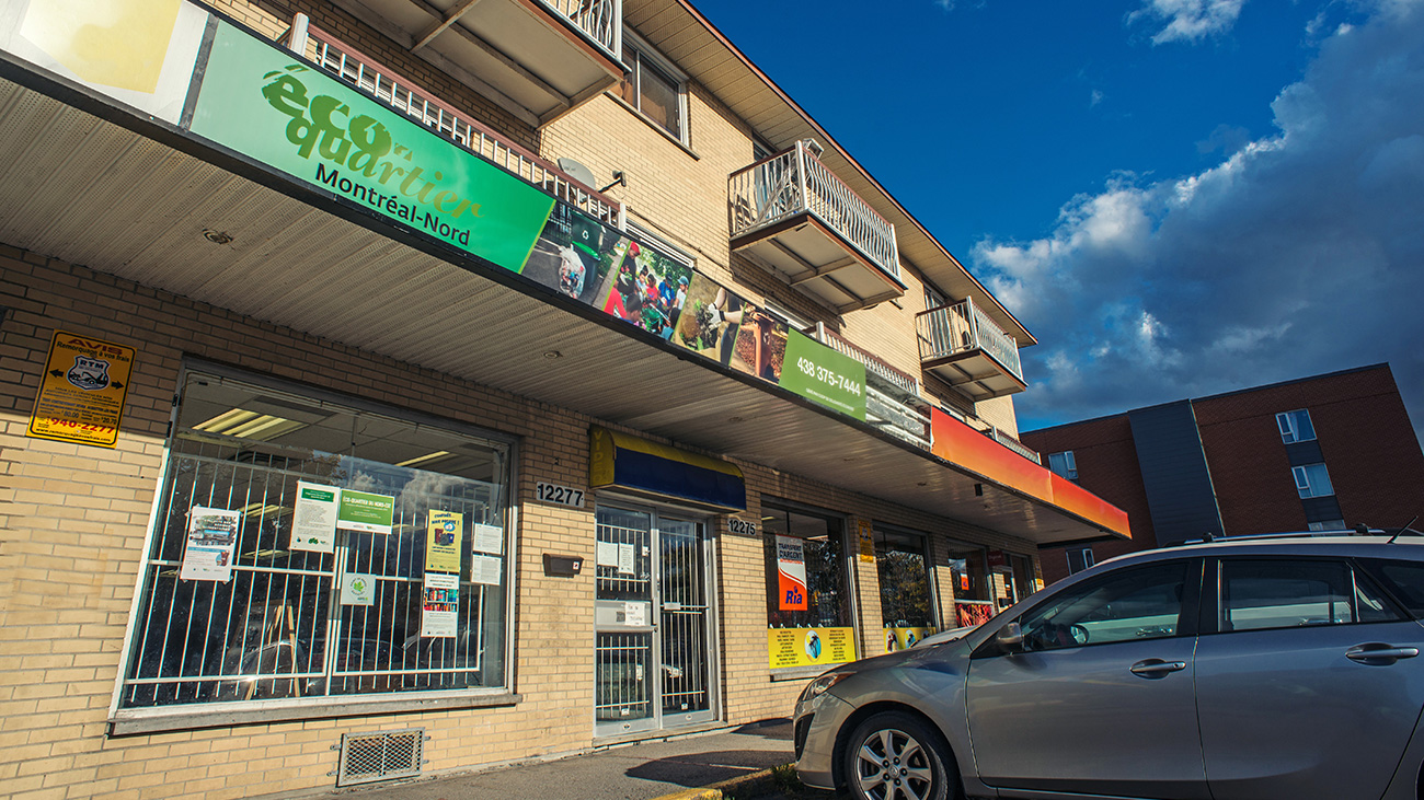 Écoquartier MontréalNord Point de service dans l'est Ville de