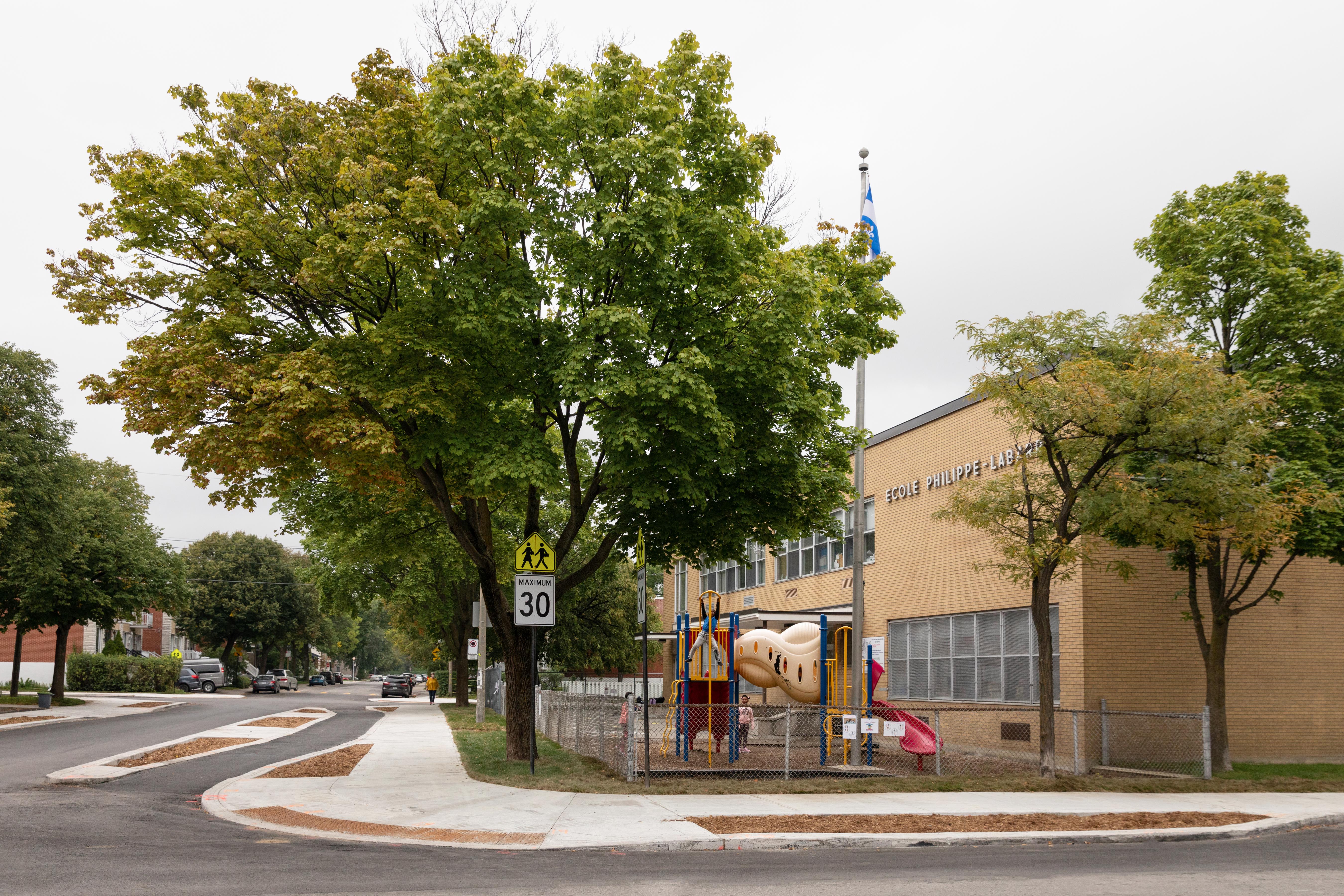 Sécurisation aux abords d'une école