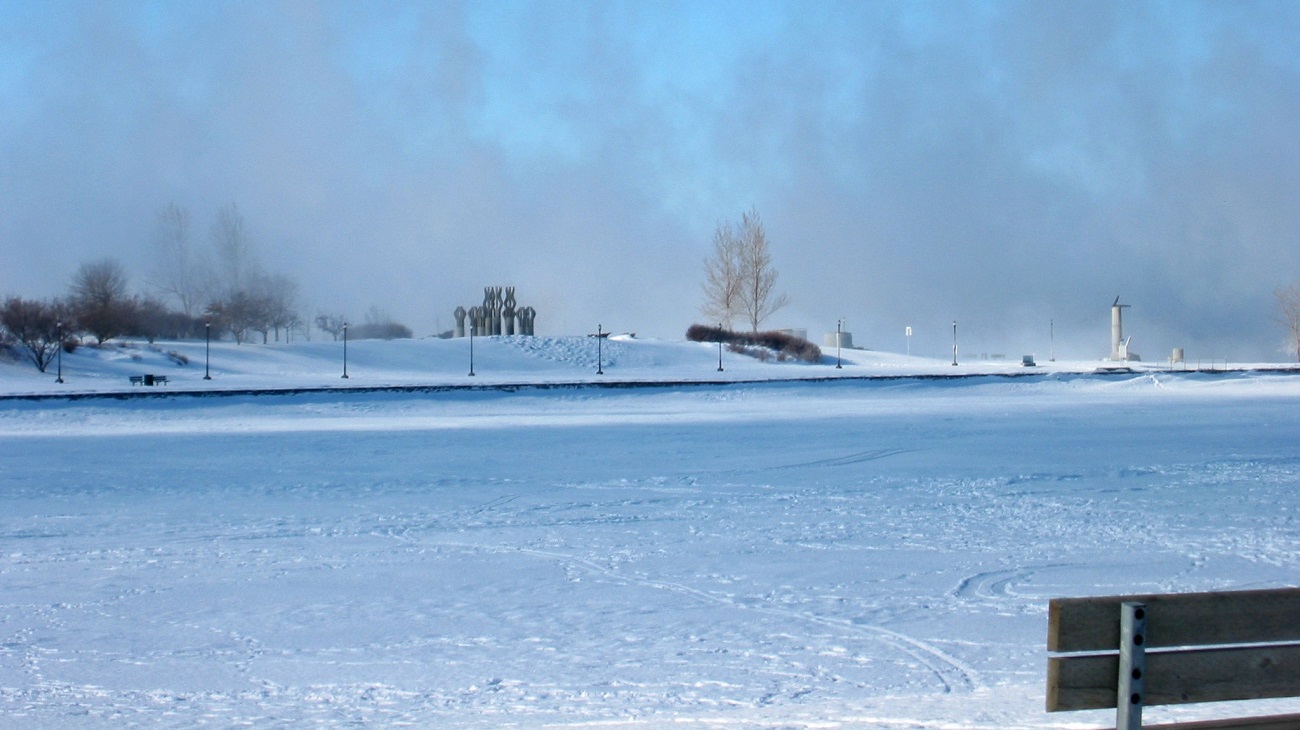 Parc RenéLévesque crosscountry ski trail Ville de Montréal
