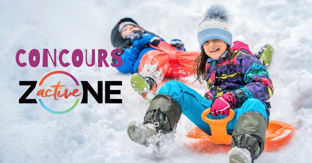 Concours Zone active avec des enfants qui glissent