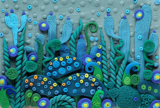 peinture pate à modeler