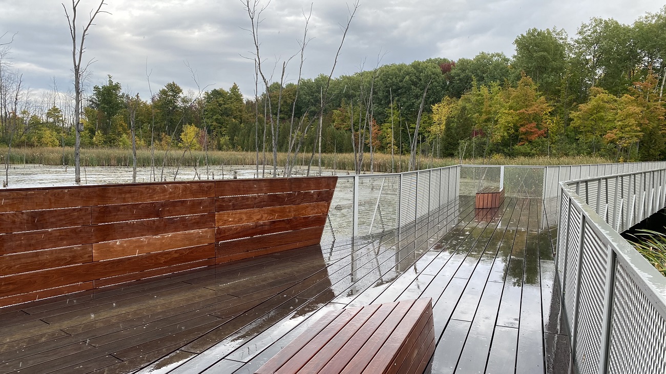 Parcnature du Medium walkway Ville de Montréal