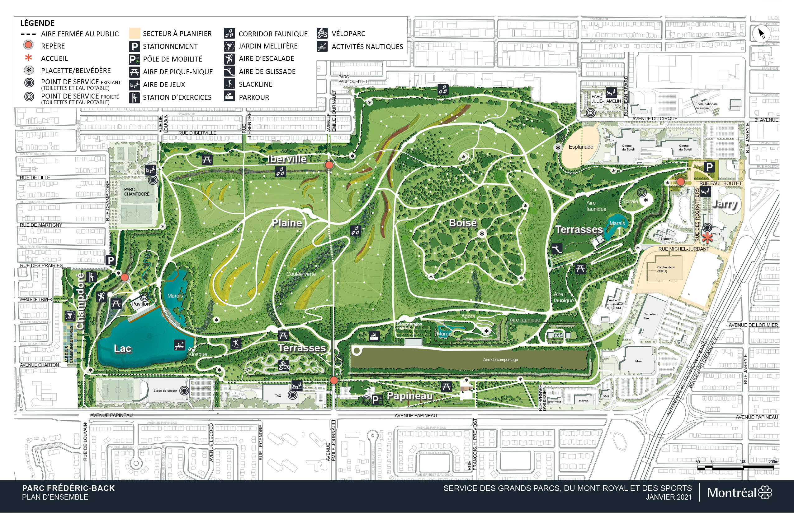 Parc FrédéricBack A unique metamorphosis