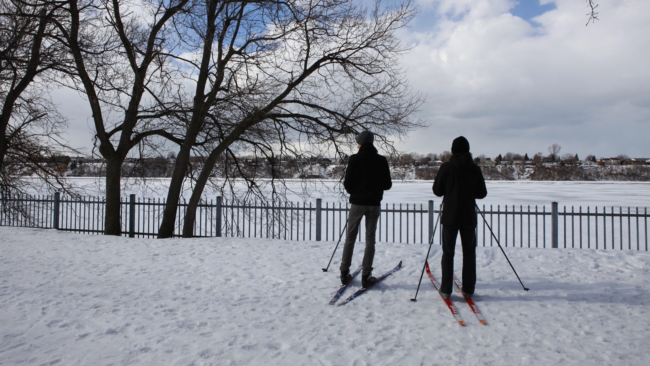 Pistes de ski de fond du parcnature de l'ÎledelaVisitation Ville