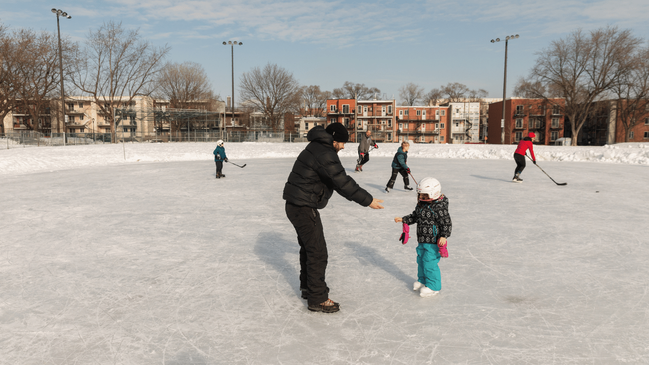 Parc Lalancette skating rink Ville de Montréal
