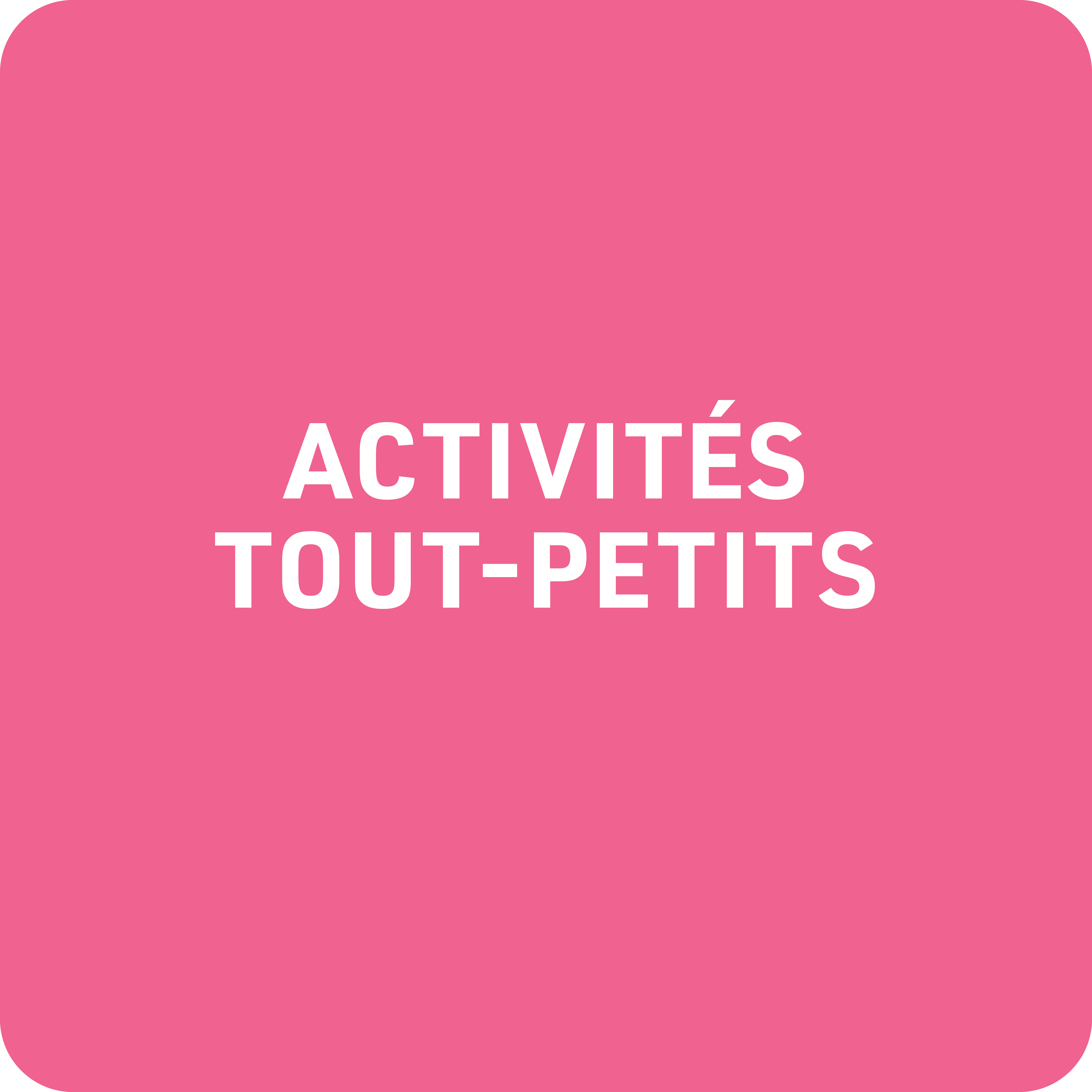 Activités tout-petits