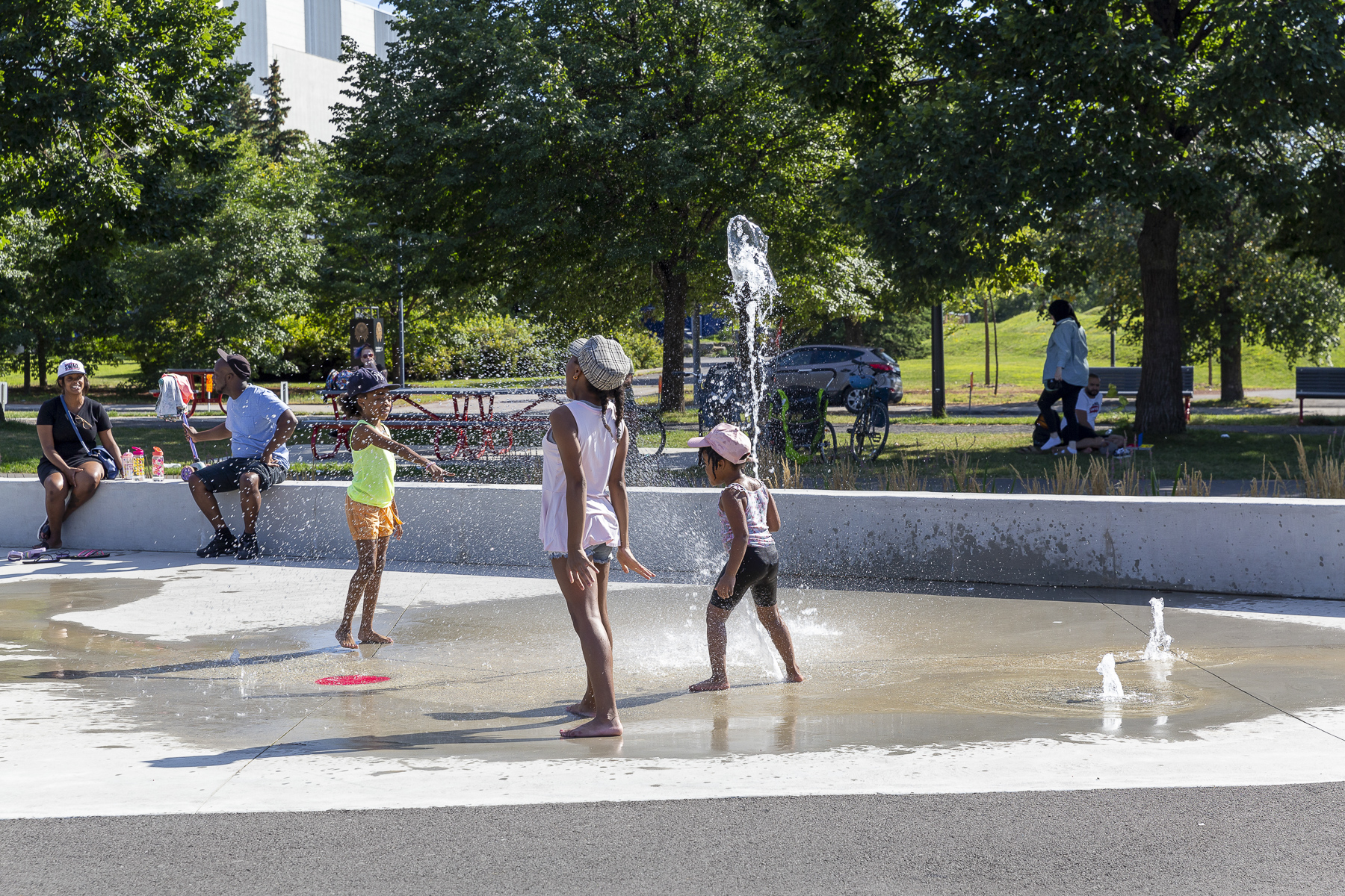 Jeux d'eau du parc JulieHamelin Ville de Montréal