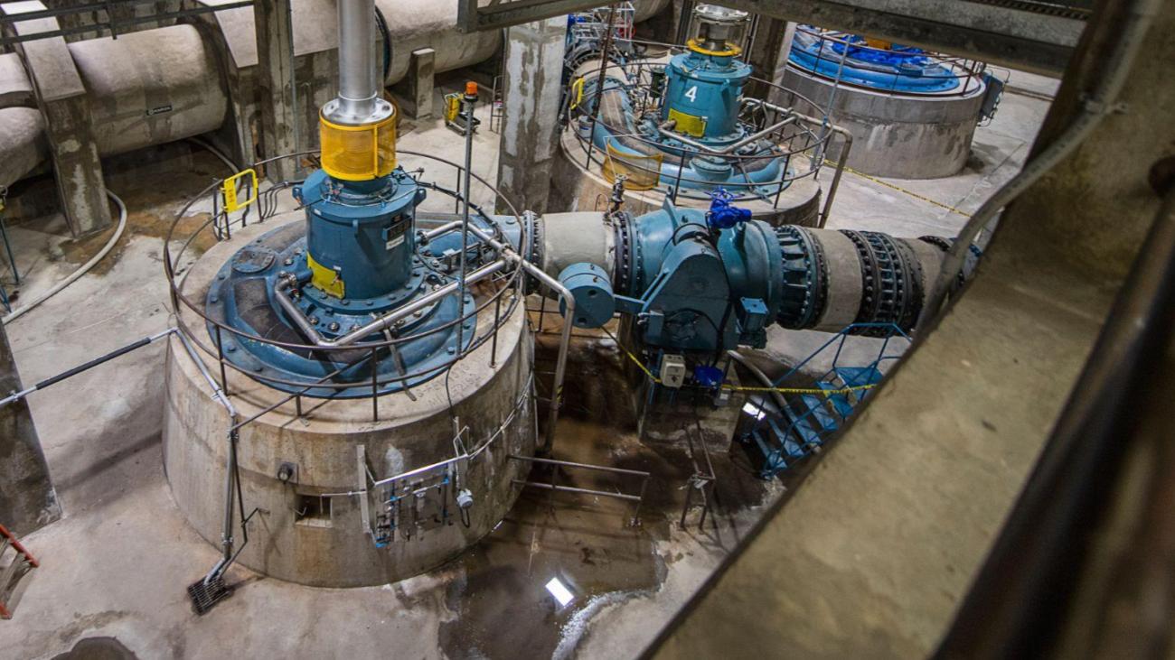 Visit to a water treatment plant on the cutting edge of technology