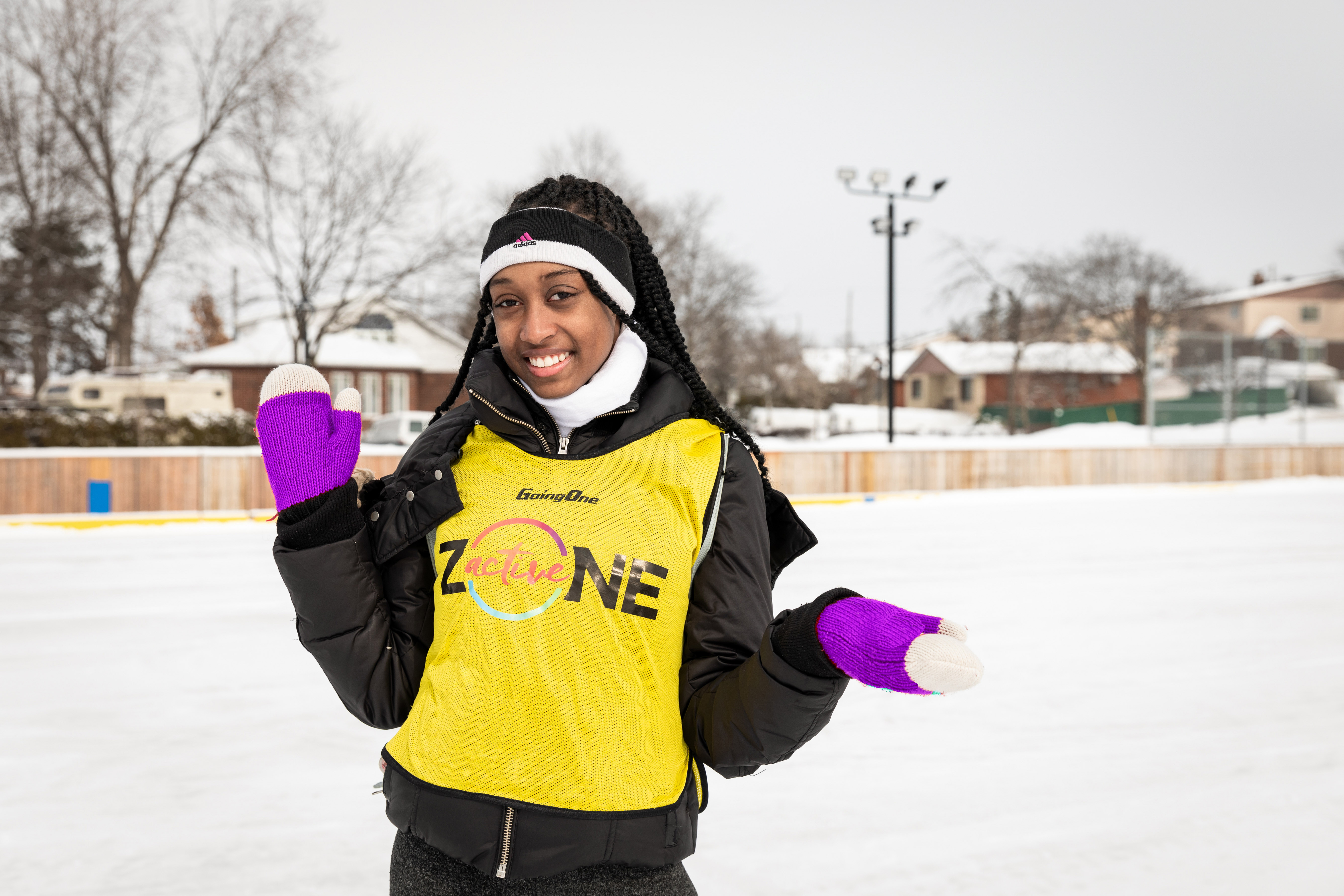 Animatrice d'activités hivernales.