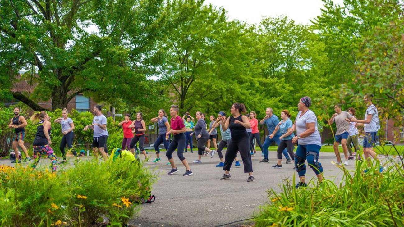 Zumba au parc Médéric-Martin