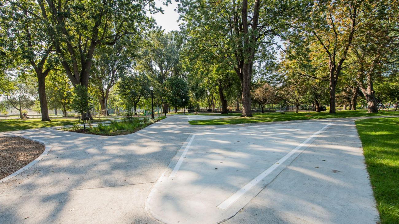 Jeux d'eau du parc La Fontaine Ville de Montréal