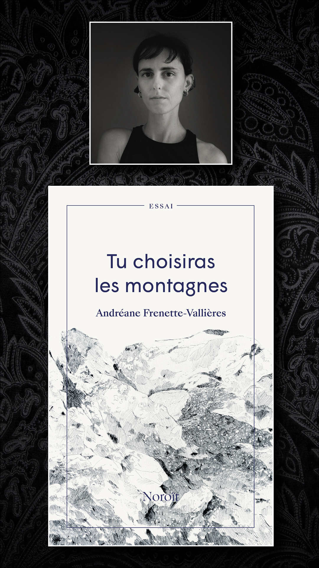 Tu choisiras les montagnes, d’Andréane Frenette-Vallières, éditions Le Noroît