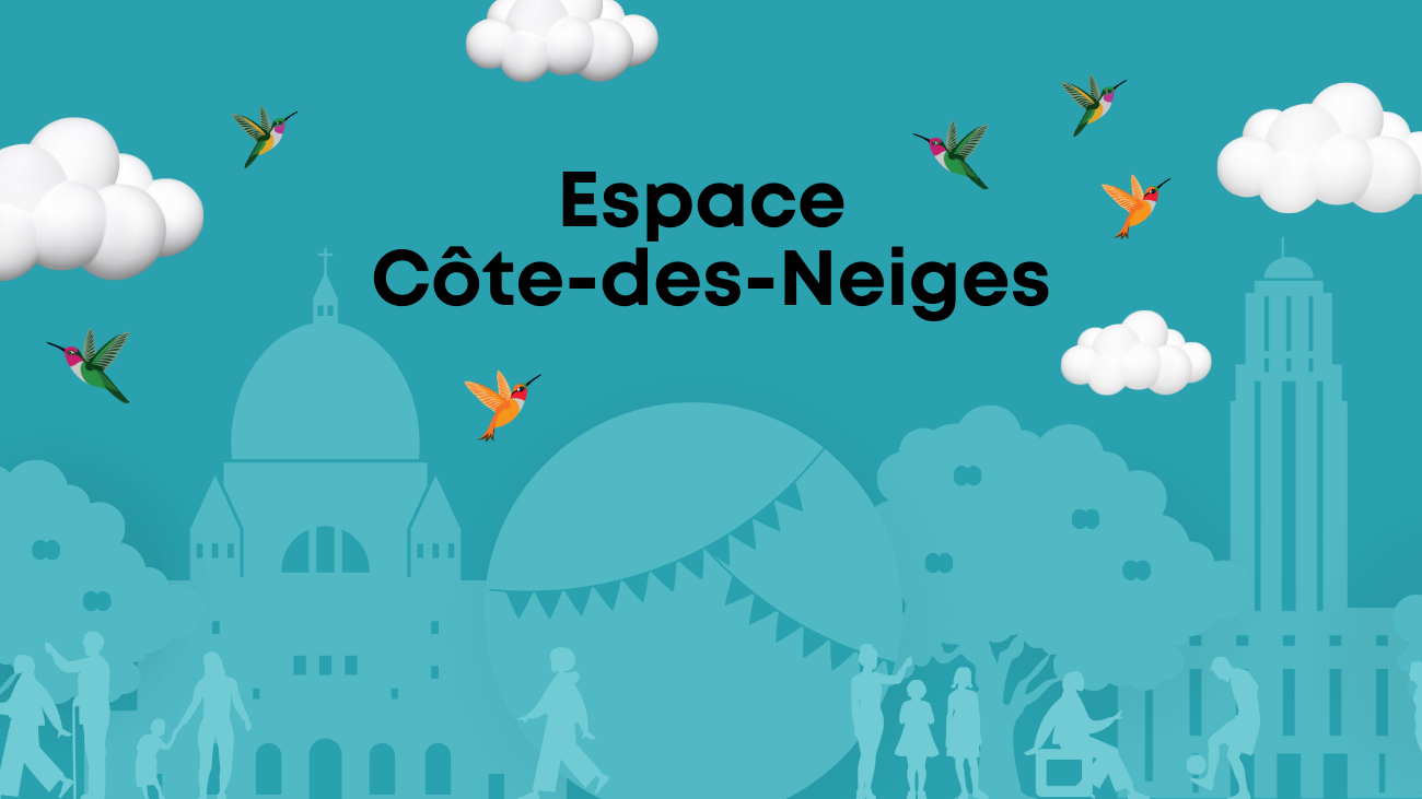 Espace CôtedesNeiges au Salon du livre de Montréal 2023 Ville de