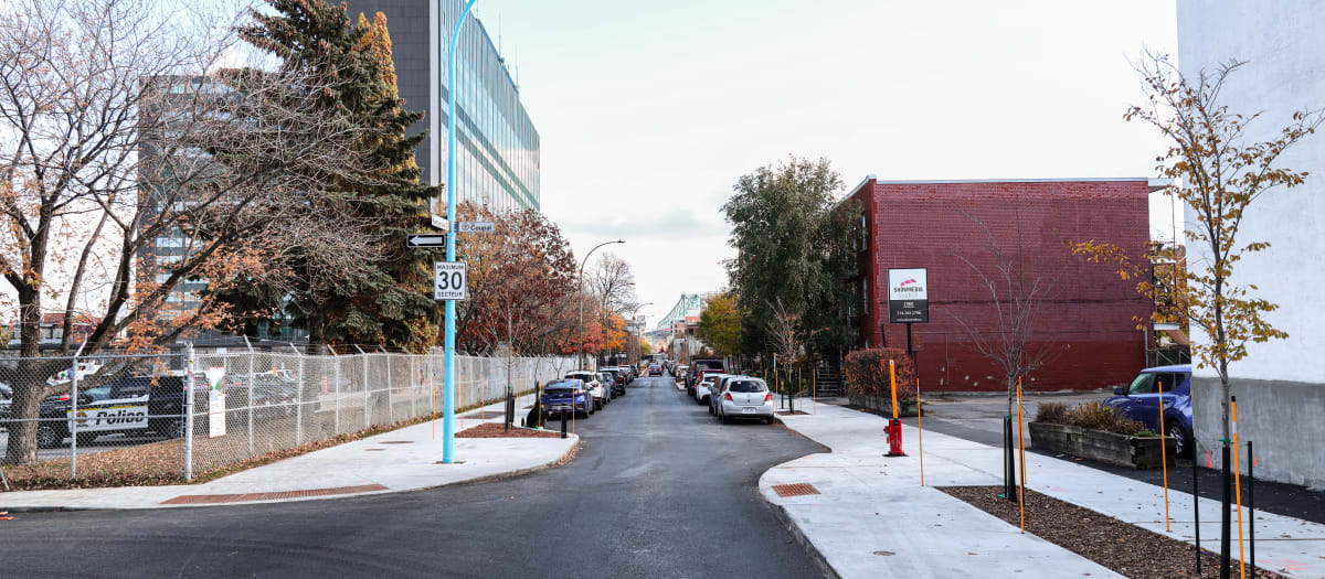 Réaménagement de la rue Parthenais