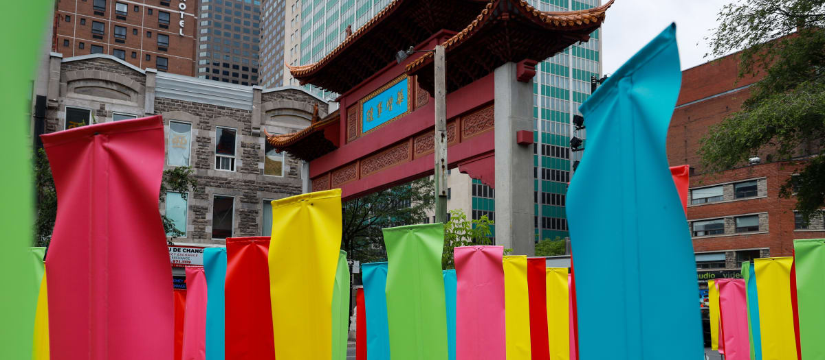La Place des souhaits dans le Quartier chinois