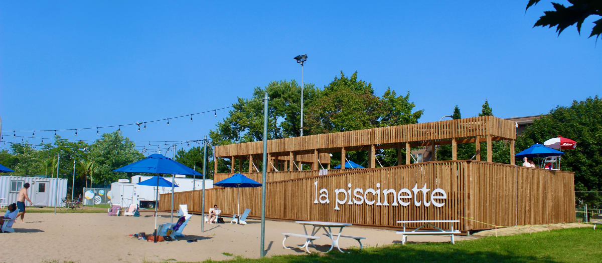 Site extérieur de la Piscinette