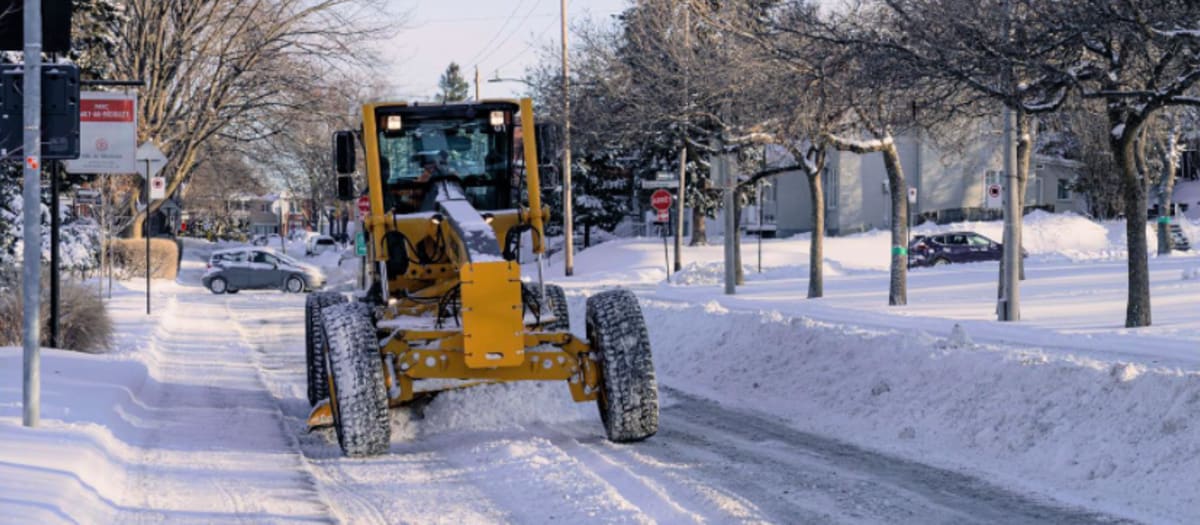 Le déneigement à Ahuntsic-Cartierville