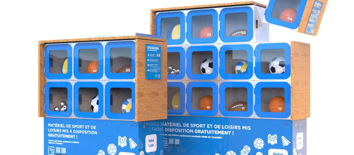 Nouvelle station connectée de prêt d’équipement BoxUp à Verdun