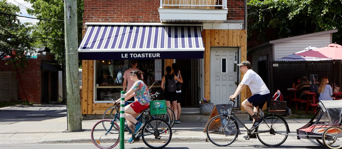 Piste cyclable de la rue Villeray