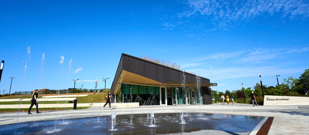 Jeux d'eau du parc Saidye-Bronfman