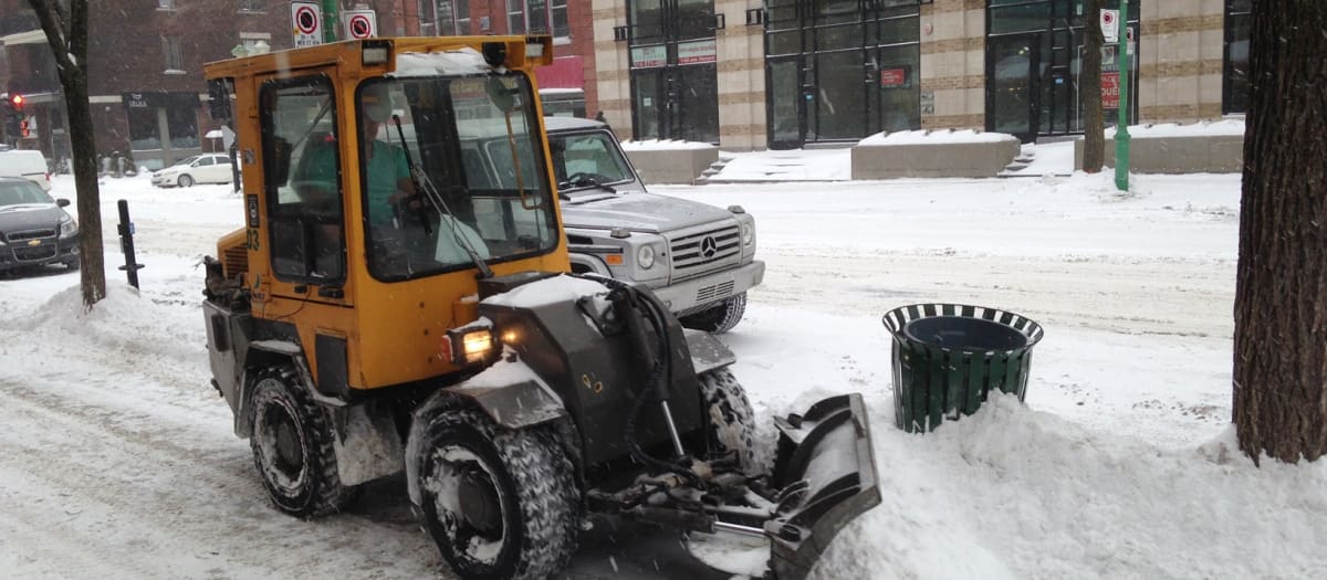 Déneigement à Outremont