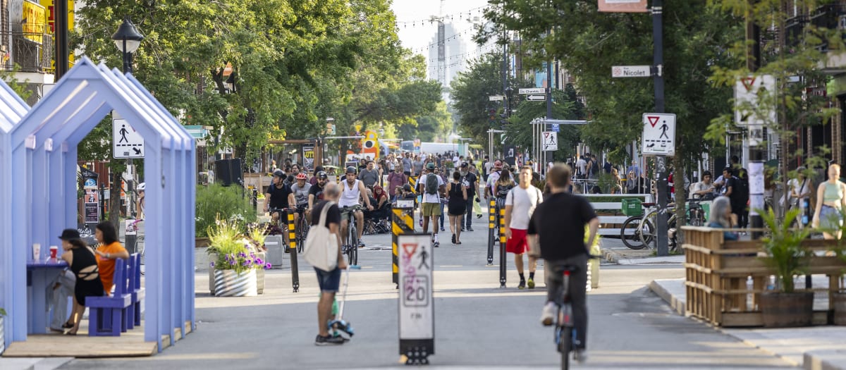 Piétonnisation de la rue Ontario