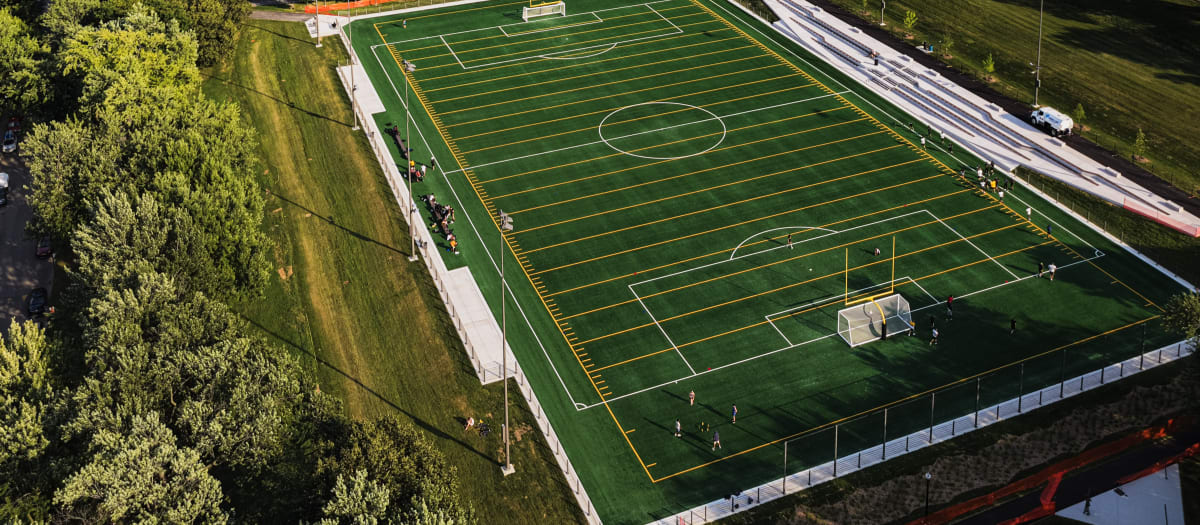 Photo du terrain de soccer