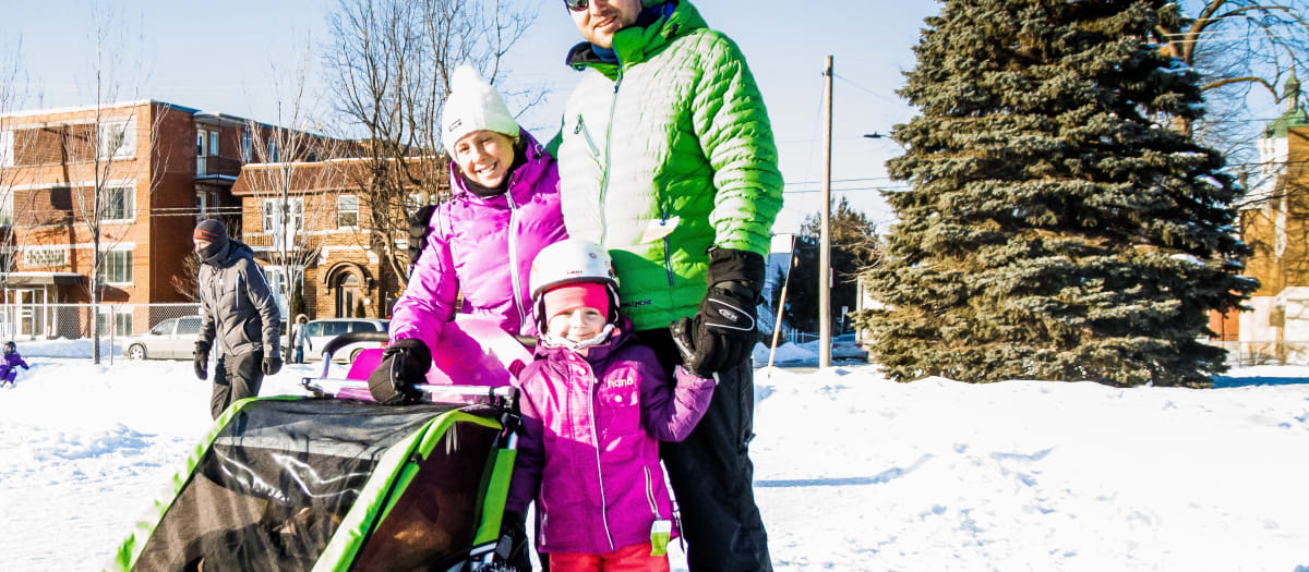 Famille au parc LaSalle