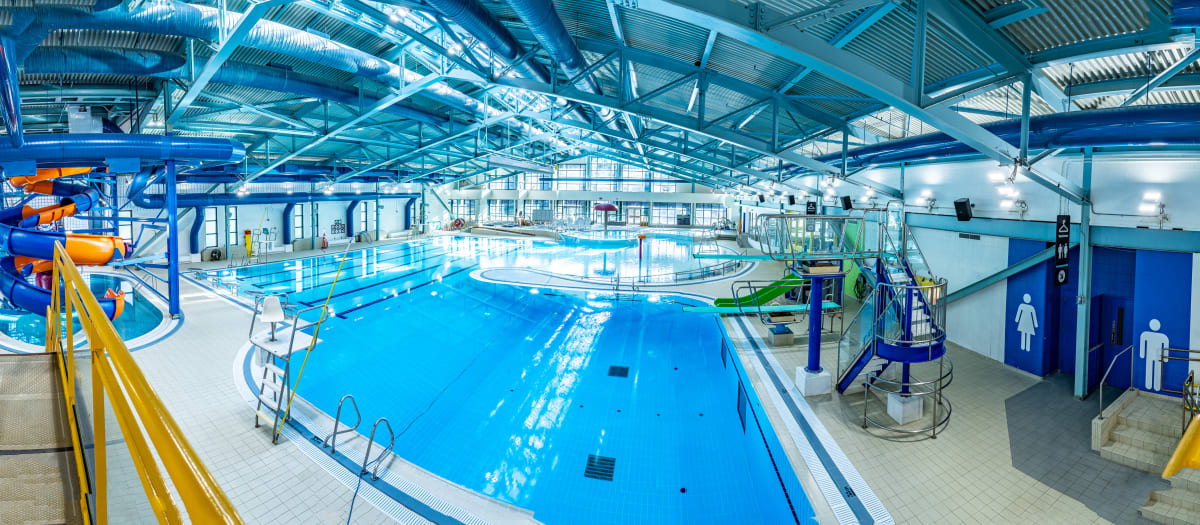 Le Centre aquatique de Rivière-des-Prairies.