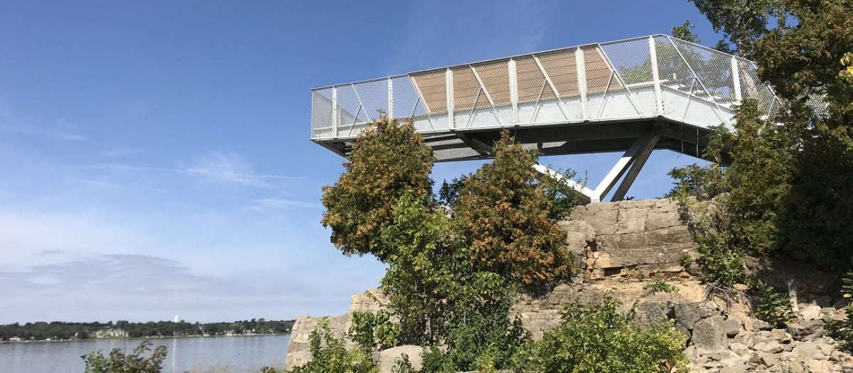 Belvédère du parc-nature du Bois-de-L'Île-Bizard