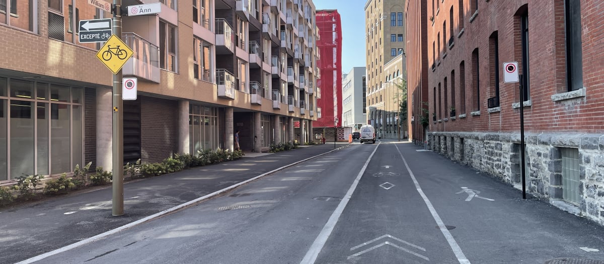 Rue William, à l'intersection de la rue Ann, secteur Griffintown