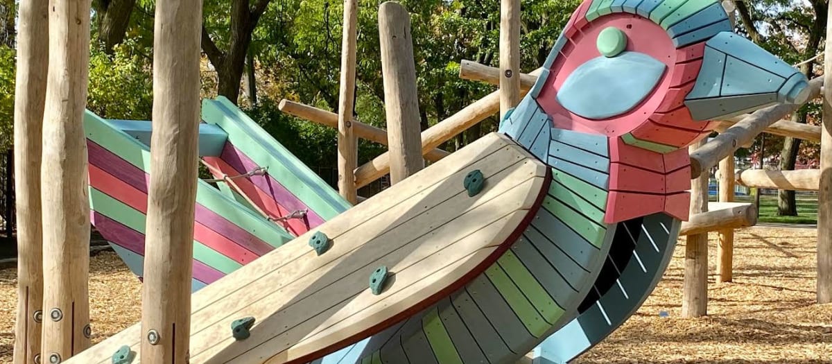 Module de jeu au parc de Turin