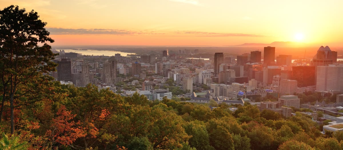 Vue depuis le belvédère du Mont-Royal