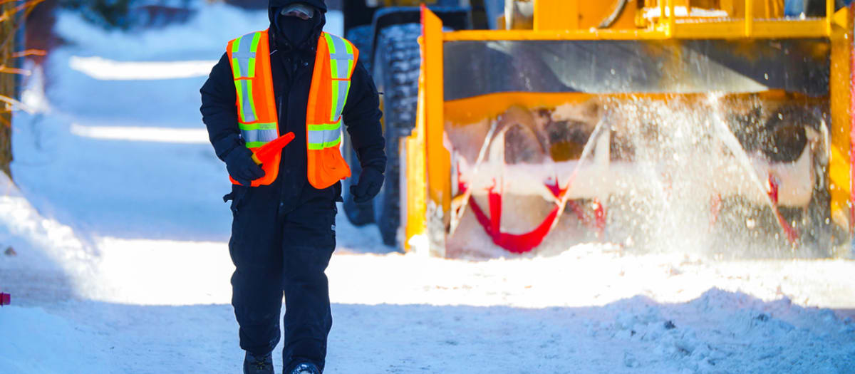 Opération déneigement à Verdun