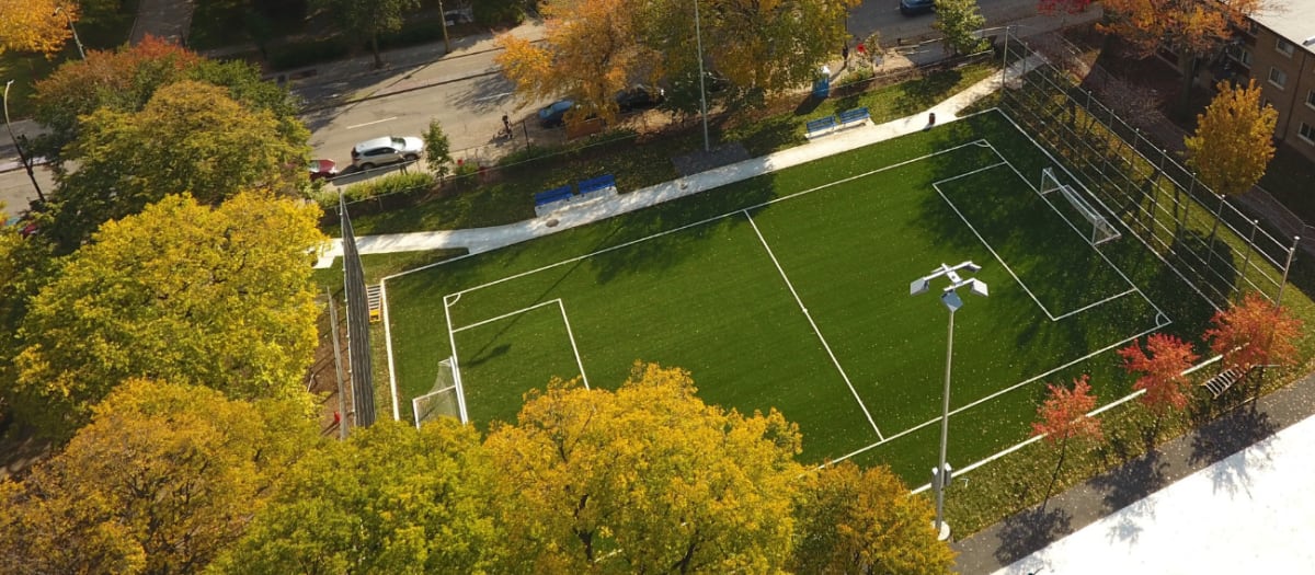 Terrain de soccer du parc Toussaint-Louverture