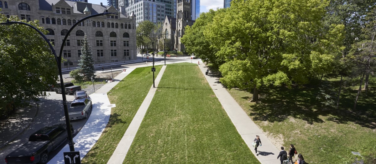 Réaménagement temporaire de la rue De La Gauchetière