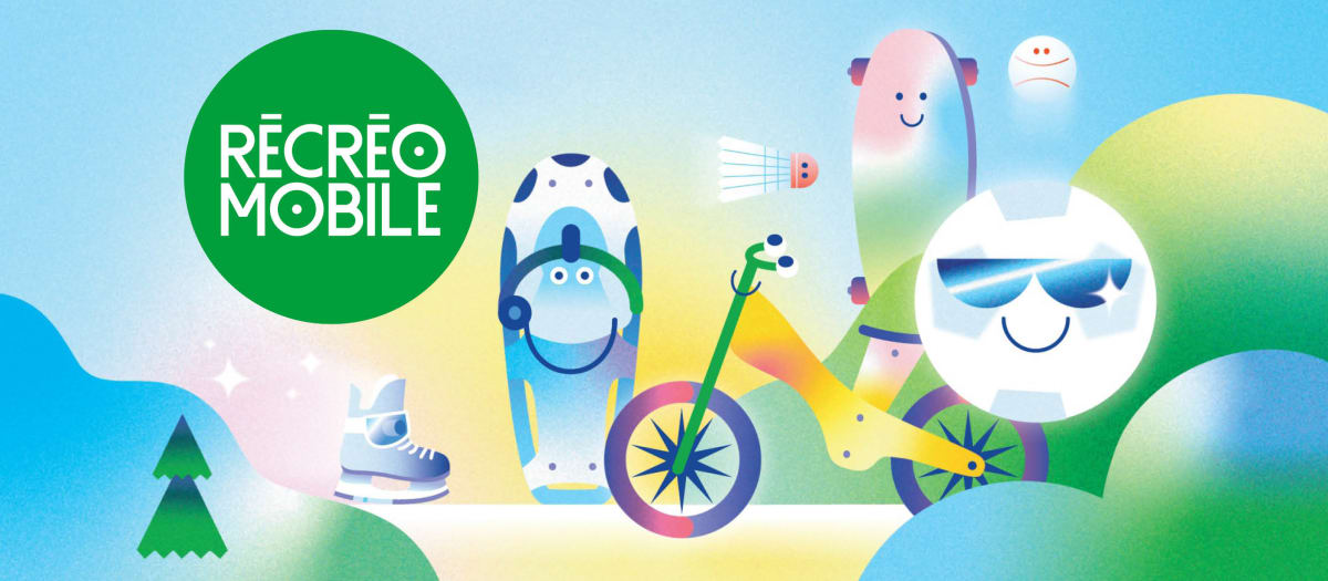 Illustrations de la Récré-o-mobile