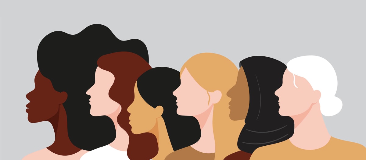 Illustration de femmes issues de la diversité